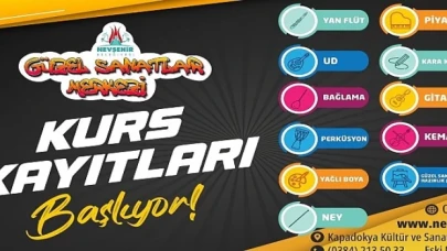 Güzel Sanatlar Merkezi’nde Yeni Dönem Kurs Kayıtları Başladı