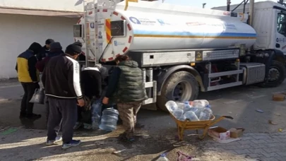 Hatay’da şebekeye su verildi