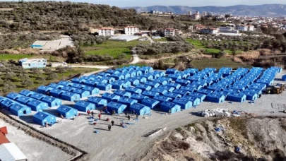 Hatay’da 1500 kişilik çadır kent kuruluyor