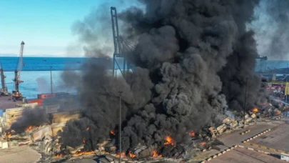 İskenderun Limanı'ndaki yangın kontrol altına alındı