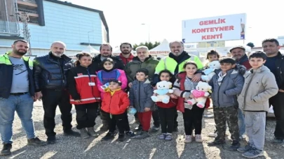 İskenderun’da konteynerler Gemlik’ten, altyapı Bursa Büyükşehir’den