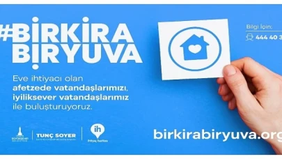 İzmir’de depremzedeler için ”Bir Kira Bir Yuva” kampanyası başlatıldı