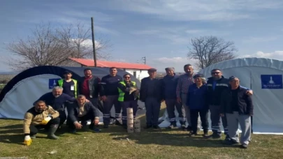 Kahramanmaraş ve çevresindeki 40 köyde İzmir dayanışması