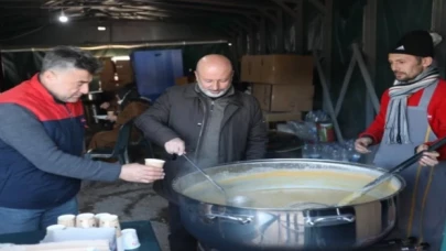 Kayseri Kocasinan depremzedelerin yanında