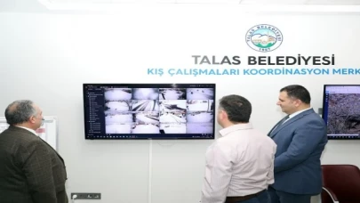 Kayseri Talas’ta yollar açık