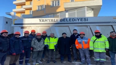 Kayseri Yahyalı’dan Kahramanmaraş’a hijyenik destek