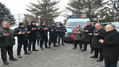 Kayseri zabıtası Hatay’a gitti