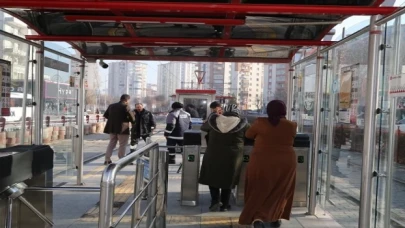 Kayseri’de tramvay iki gün boyunca ücretsiz