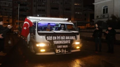 Kocaeli İzmit’ten 42’nci araç deprem bölgesinde