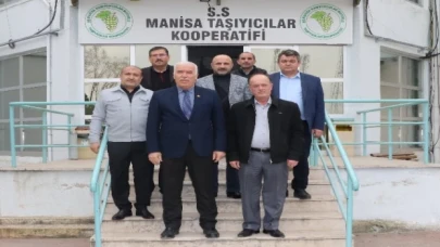 Manisa Büyükşehir’in MHP Grup Sözcüsü’den ’Taşıyıcılar’a teşekkür ziyareti