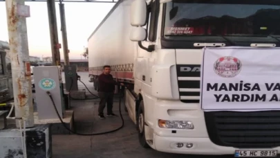 Manisa’dan afet bölgesine yaklaşık 30 bin litre yakıt desteği