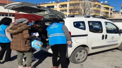 Milas’ta depremzedeler için hummalı çalışma