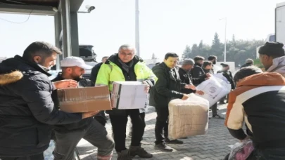 Sakarya’dan 30 bin gıda kolisi de ulaştırılacak