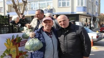 Saray Belediyesi’nden Ücretsiz Ispanak ve Lahana