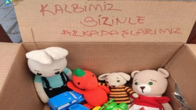 Yardım kolilerinden çıkan notlar içimizi ısıttı