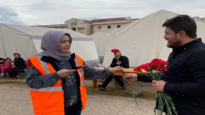 Başkan Satıcı’dan depremzede kadınlara 8 Mart sürprizi