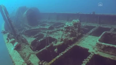 Çanakkale Savaşı'nın batık gemileri görüntülendi