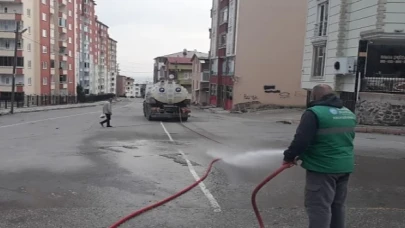 Canik’te Cadde ve Sokaklarda Yoğun Mesai