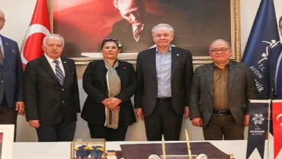 CHP ve İyi Parti’den Başkan Çerçioğlu’na Nezaket Ziyareti