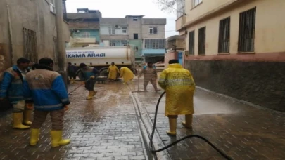 Diyarbakır Şanlıurfa’da ’sel’ temizliğinde