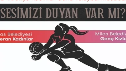 Kadınlar, Voleybol Müsabakasında “Sesimizi Duyan Var Mı?” Diyecek…