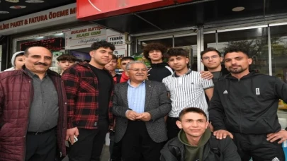 Kayseri Düvenönü esnafı Büyükkılıç’ı ağırladı