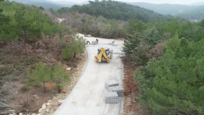 Kazdağları’nda yol sorunu bitiyor