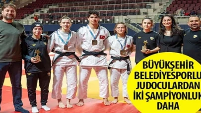 Konya Büyükşehir Belediyesporlu Judoculardan İki Şampiyonluk Daha