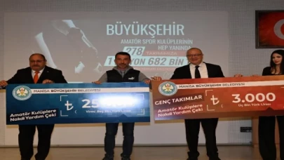 Manisa’da amatörler ’çek’lendi! 278 kulübe 1,6 milyon TL’lik nakdi destek