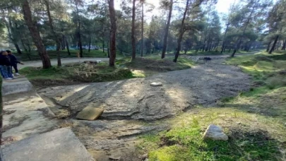 Manisa’da dere yatağında akış sağlandı