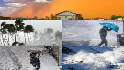 Meteoroloji’den yağmur, kar, fırtına, toz taşınımı ve çığ uyarısı