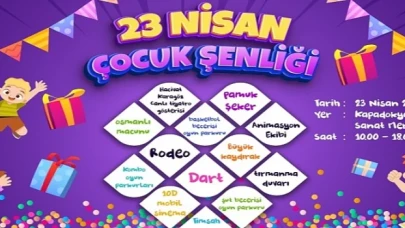 Nevşehir Belediyesi’nden Çocuklara 23 Nisan Hediyesi