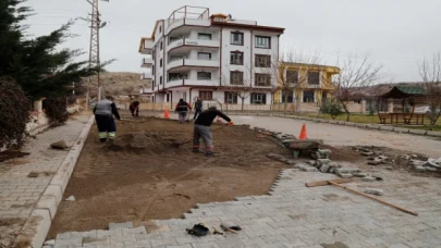 Nevşehir Belediyesi’nden bozuk yola müdahale