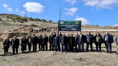 Nevşehir’de deprem şehitlerine hatıra ormanı