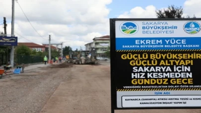 Sakarya’da 50 bin metrelik hat çalışması sürüyor