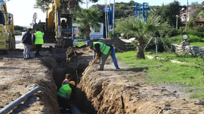 Türkevleri, Bozalan ve Çökertme İçme Suyu projesinin 28 Bin Metresi Tamamlandı