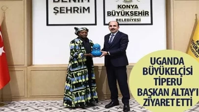 Uganda Büyükelçisi Tiperu Başkan Altay’ı Ziyaret Etti