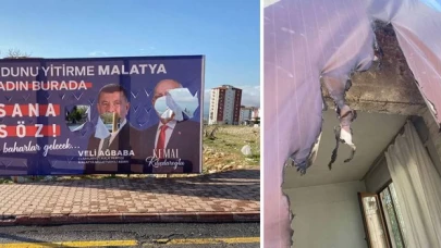 Seçim afişleri sökülen CHP’li Ağbaba’dan AK Parti'ye deprem göndermesi