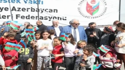 Azerbaycan’dan Kahramanmaraşlı depremzedelere ziyaret