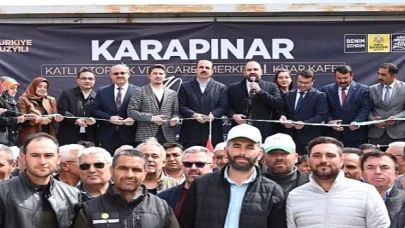 Başkan Altay Karapınar Ticaret Merkezi, Katlı Otoparkı ve Kitap Kafe’yi Açtı