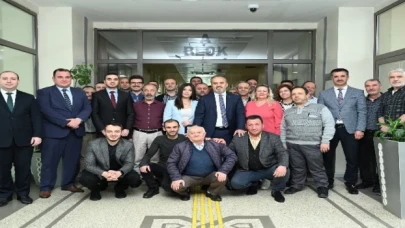 Bursa Büyükşehir ailesi bayramlaştı