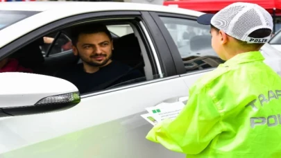 Çocuk Meclisi Üyeleri trafik polisi oldu