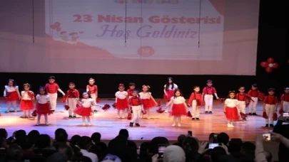 Gül Kreş Adası’nın Minik Yürekleri 23 Nisan Coşkusunu Başlattı