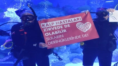 Hastalarıyla ’sağlık’ için daldılar!