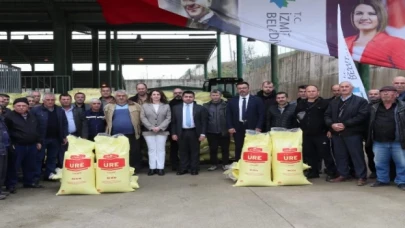 İzmit’ten 840 çiftçiye hibeli gübre desteği