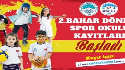 Kayseri Büyükşehir’de spor okulları başlıyor