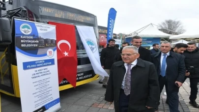 Kayseri’de otobüs filosuna ’büyük’ katkı