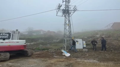 Manisa Çelikli’ye enerji nakil hattı döşedi