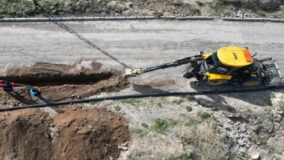 Nevşehir Belediyesi’nden içme suyu hattı çalışması