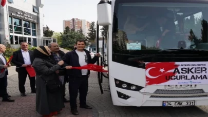 Beylikdüzü’nden askerler için temsili uğurlama